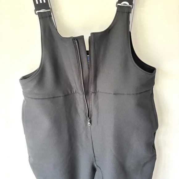Offline by Aerie Chillside Collection Black Ski Snowboard Overalls Pant Bib - Picture 9 of 14